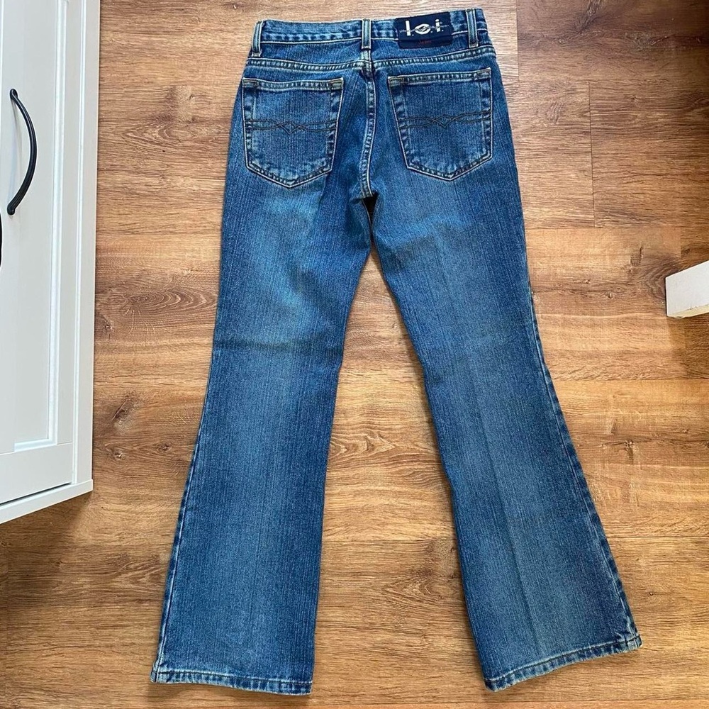 Classic Blue Denim Flare Jeans